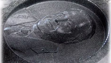 Пример фрезерования барельефа