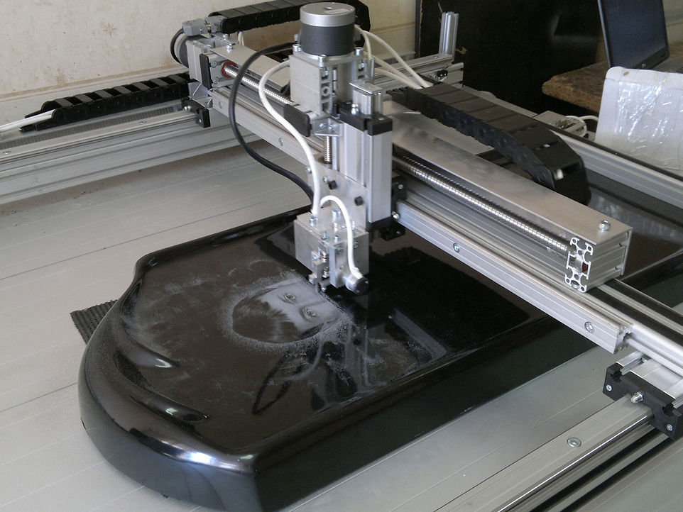 Станок САУНО в работе