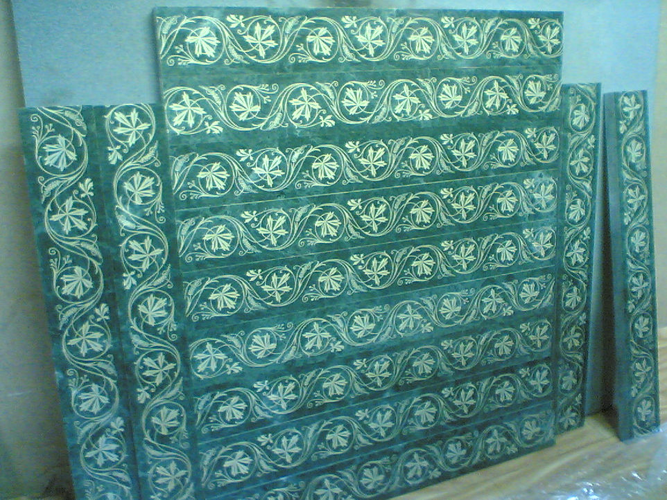 Образец гравировки на цветном камне