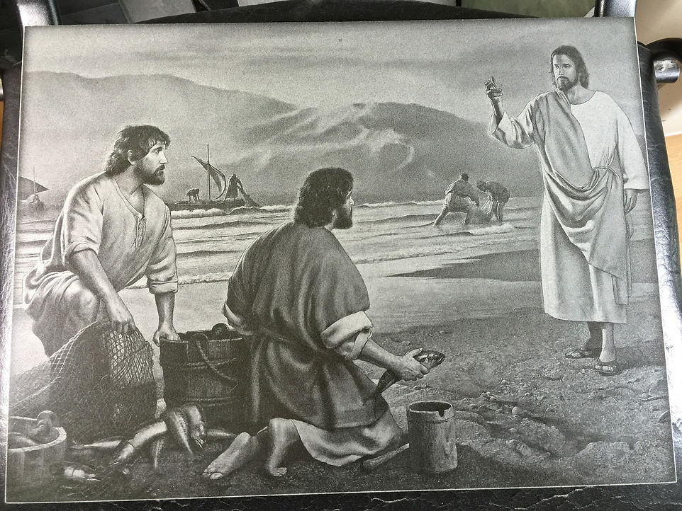 Образец лазерной гравировки