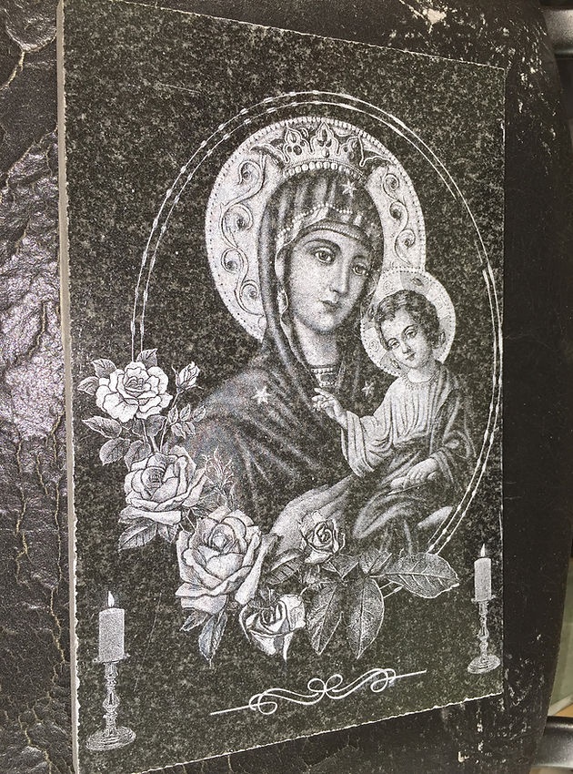 Образец лазерной гравировки