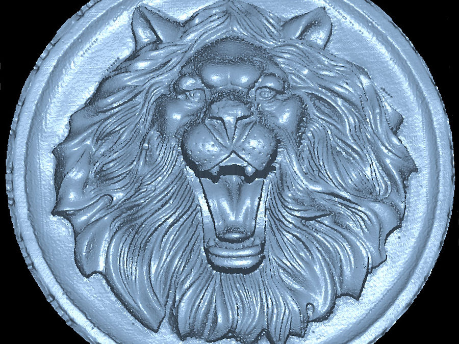 Образцы сканированных трехмерных моделей