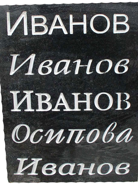 Глубокие надписи