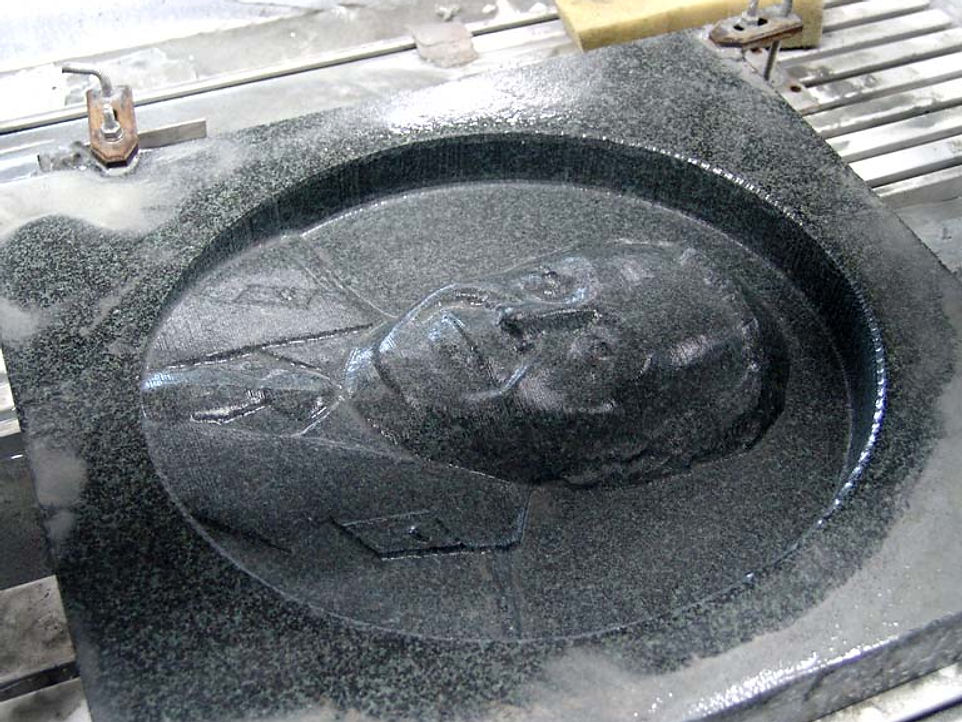 Фрезерные работы на граните