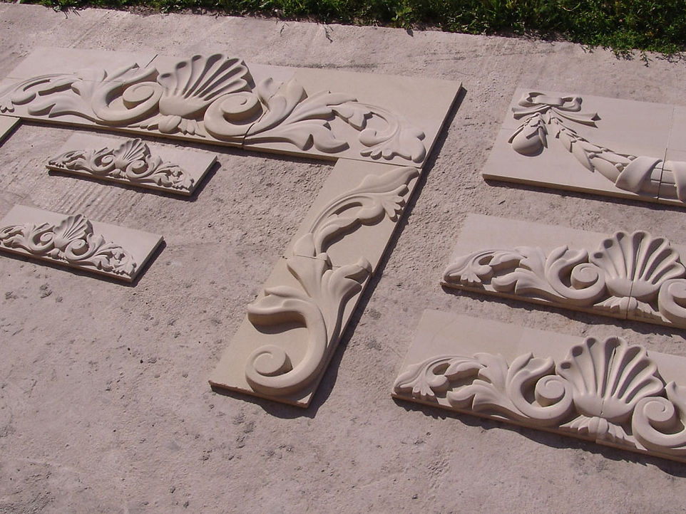 Фрезерные работы на мраморе