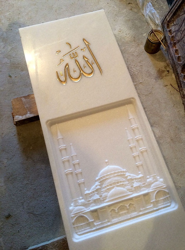 Фрезерные работы на мраморе