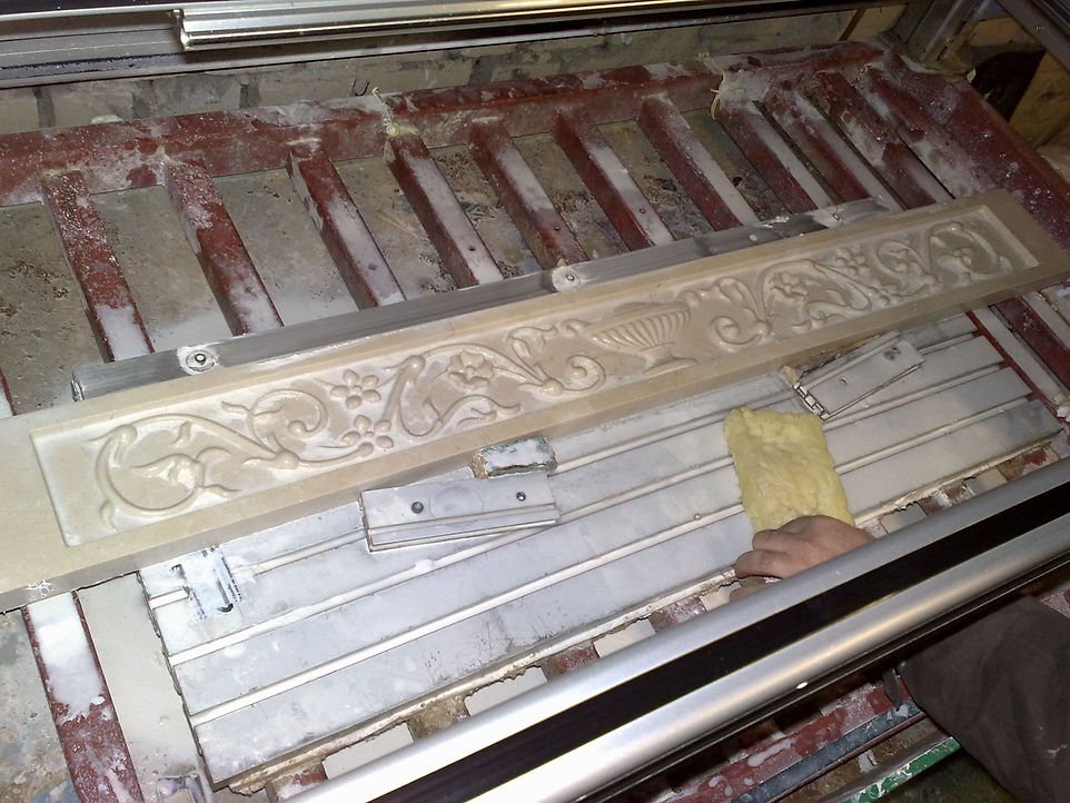 Фрезерные работы на мраморе