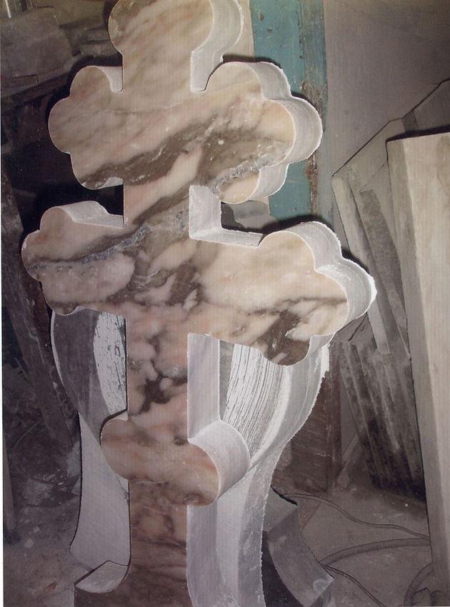 Резка мрамора по контуру