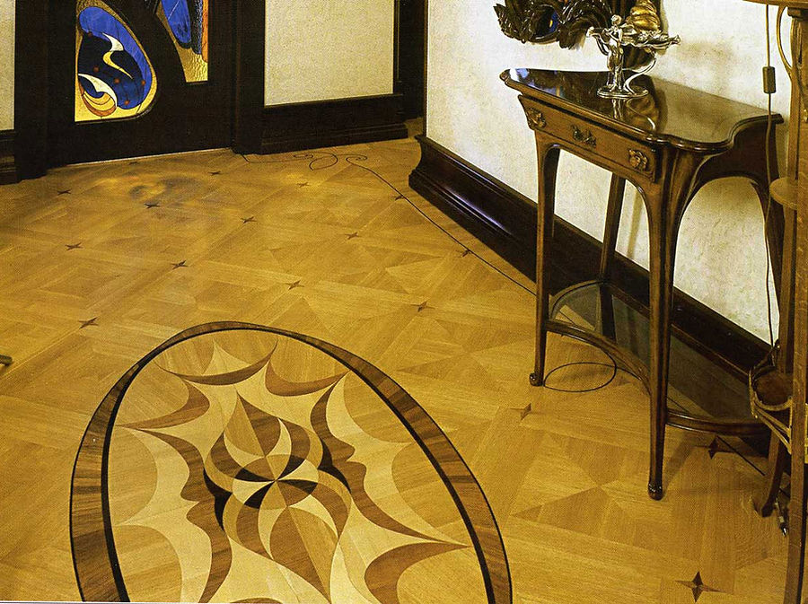 Паркетный пол, мозаика